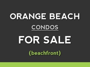 bechfront condos in Orange Beach AL