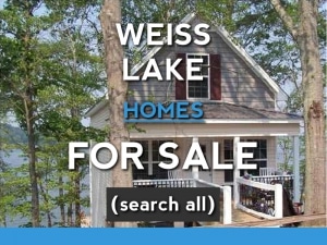 weiss lake homes for sale
