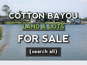 Orange Beach Lots and Land for sale on Cotton Bayou