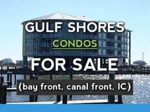 Gulf Shores Alabama waterfront condos for sale