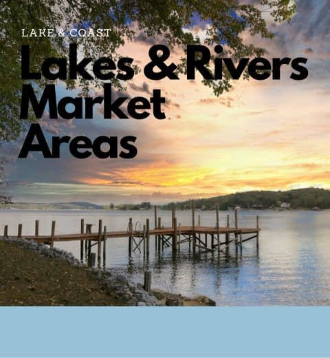 market areas lakes and rivers